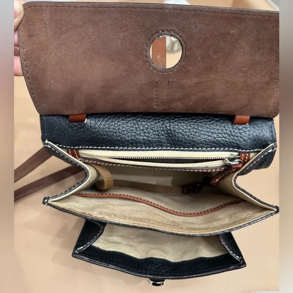 Dooney & Bourke Black and Brown Leather Cambridge
Crossbody - Picture 10 of 14